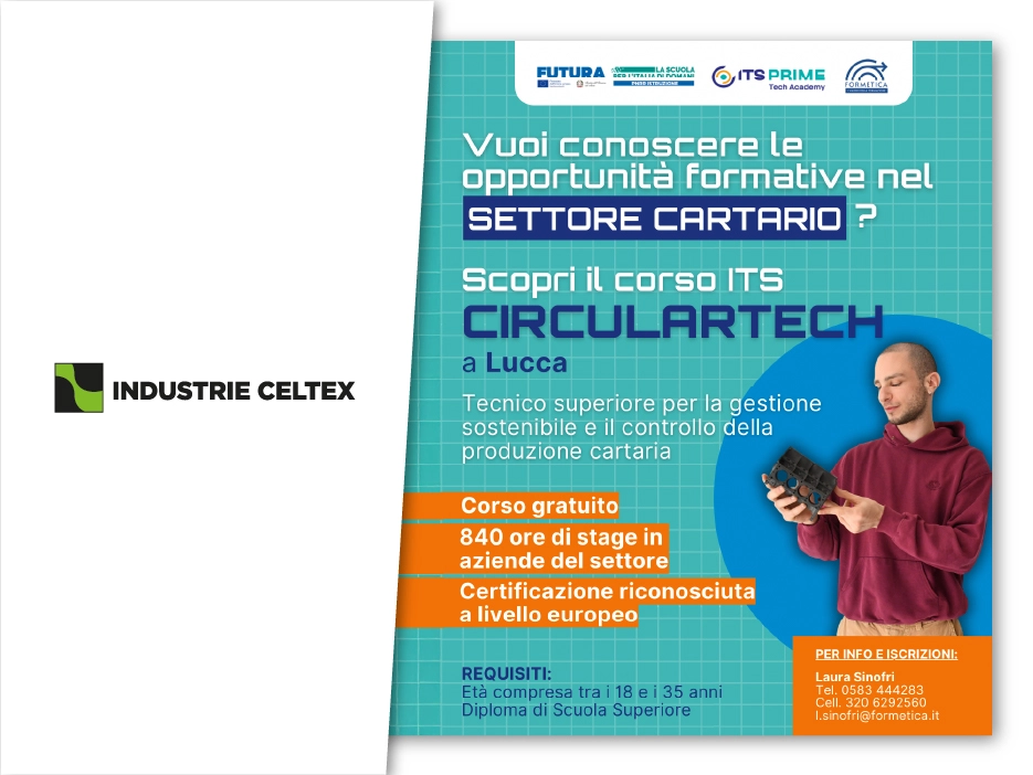 locandina iscrizione corso CircularTech25 per giovani diplomati