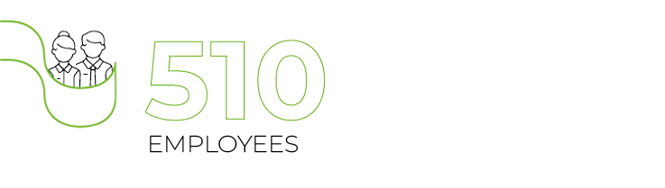 510 employees