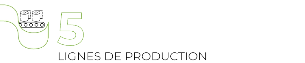 5 lignes de production