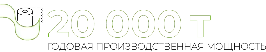 20 000T ГОДОВАЯ ПРОИЗВОДСТВЕННАЯ МОЩНОСТЬ