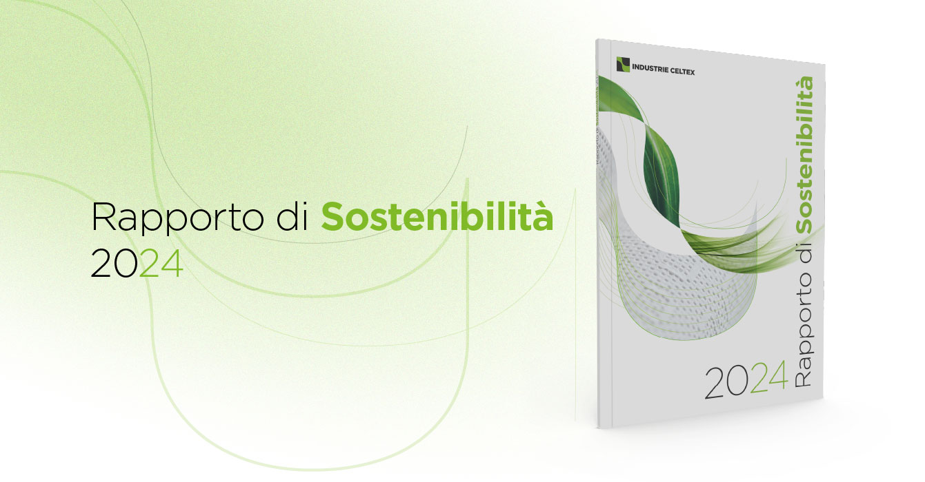 Foto del Rapporto di sostenibilità cartaceo di Industrie Celtex