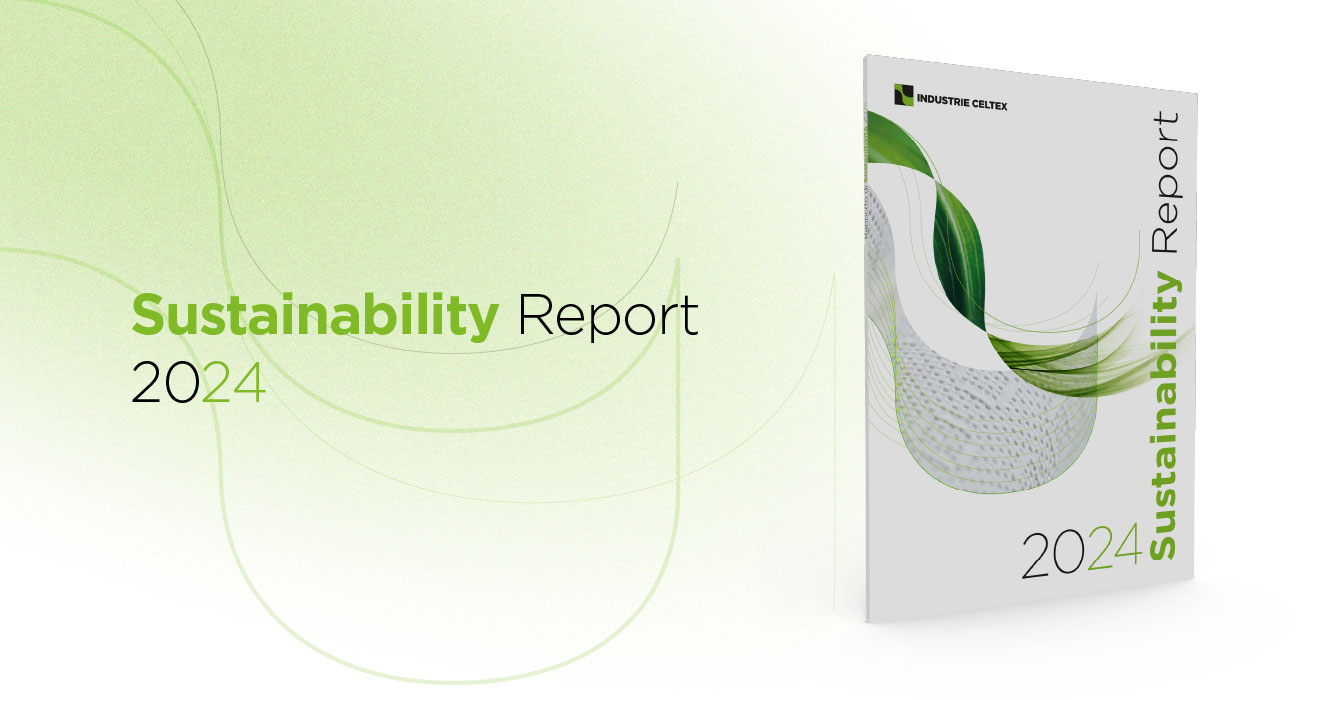 Industrie Celtex's printed sustainability report 